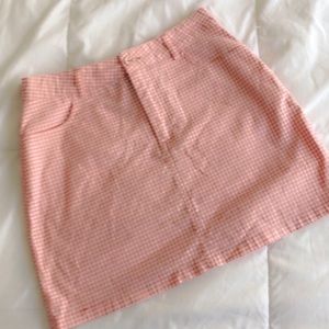 gingham skirt